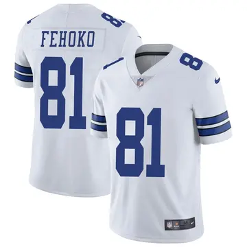 Nike Simi Fehoko Men's Limited Dallas Cowboys White Vapor Untouchable Jersey
