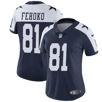 Nike Simi Fehoko Women's Limited Dallas Cowboys Navy Alternate Vapor Untouchable Jersey