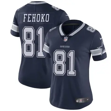 Nike Simi Fehoko Women's Limited Dallas Cowboys Navy Team Color Vapor Untouchable Jersey