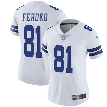 Nike Simi Fehoko Women's Limited Dallas Cowboys White Vapor Untouchable Jersey