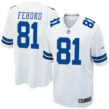 Nike Simi Fehoko Youth Game Dallas Cowboys White Jersey