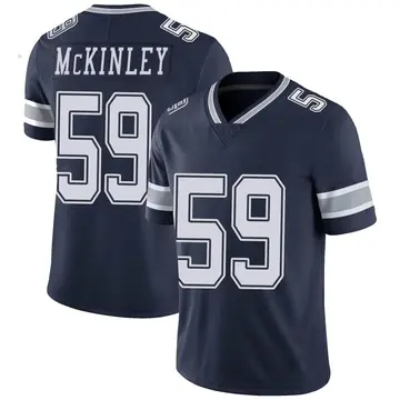 Nike Takkarist McKinley Men's Limited Dallas Cowboys Navy Team Color Vapor Untouchable Jersey
