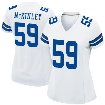 Nike Takkarist McKinley Women's Game Dallas Cowboys White Jersey