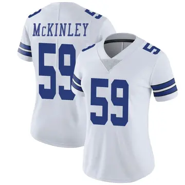 Nike Takkarist McKinley Women's Limited Dallas Cowboys White Vapor Untouchable Jersey