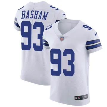 Nike Tarell Basham Men's Elite Dallas Cowboys White Vapor Untouchable Jersey