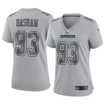 Nike Tarell Basham Women's Game Dallas Cowboys Gray Atmosphere Fashion Jersey
