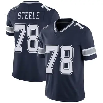 Nike Terence Steele Men's Limited Dallas Cowboys Navy Team Color Vapor Untouchable Jersey
