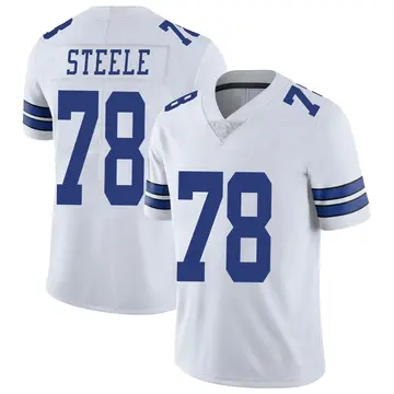 Nike Terence Steele Men's Limited Dallas Cowboys White Vapor Untouchable Jersey