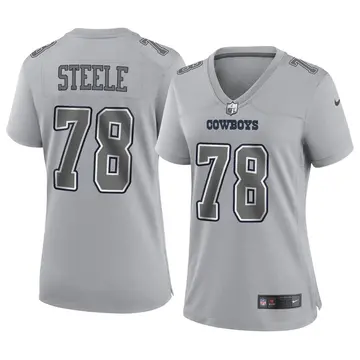 Nike Terence Steele Women's Game Dallas Cowboys Gray Atmosphere Fashion Jersey