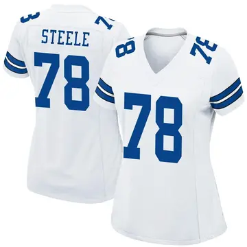 Nike Terence Steele Women's Game Dallas Cowboys White Jersey