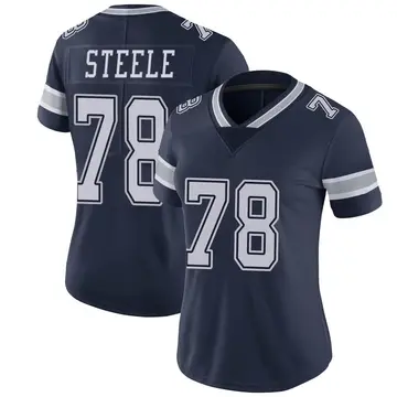 Nike Terence Steele Women's Limited Dallas Cowboys Navy Team Color Vapor Untouchable Jersey
