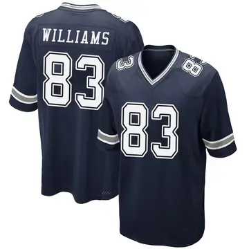 Nike Terrance Williams Men's Game Dallas Cowboys Navy Team Color Jersey