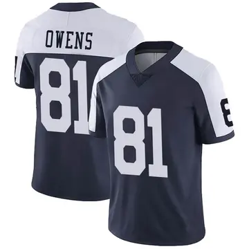 Nike Terrell Owens Men's Limited Dallas Cowboys Navy Alternate Vapor Untouchable Jersey