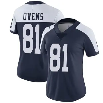 Nike Terrell Owens Women's Limited Dallas Cowboys Navy Alternate Vapor Untouchable Jersey