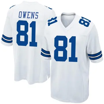 Nike Terrell Owens Youth Game Dallas Cowboys White Jersey