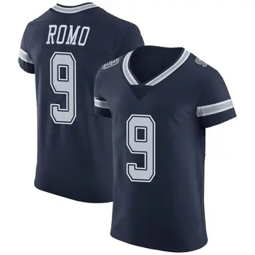 Nike Tony Romo Men's Elite Dallas Cowboys Navy Team Color Vapor Untouchable Jersey