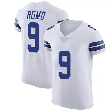 Nike Tony Romo Men's Elite Dallas Cowboys White Vapor Untouchable Jersey