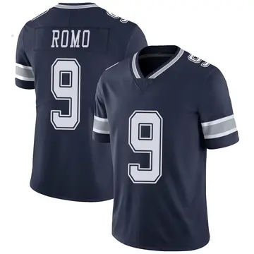 Nike Tony Romo Men's Limited Dallas Cowboys Navy Team Color Vapor Untouchable Jersey
