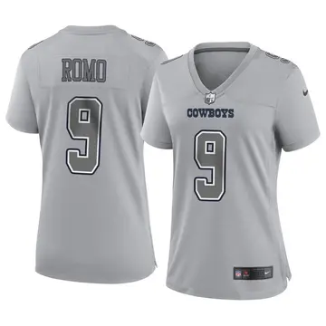 Nike Tony Romo Women's Game Dallas Cowboys Gray Atmosphere Fashion Jersey