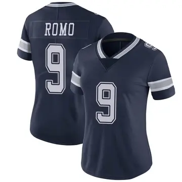 Nike Tony Romo Women's Limited Dallas Cowboys Navy Team Color Vapor Untouchable Jersey
