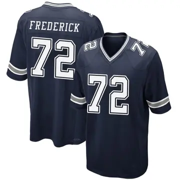 Nike Travis Frederick Youth Game Dallas Cowboys Navy Team Color Jersey