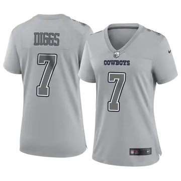 Nike Trevon Diggs Women's Game Dallas Cowboys Gray Atmosphere Fashion Jersey