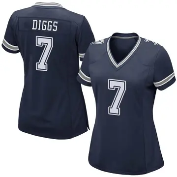 Nike Trevon Diggs Women's Game Dallas Cowboys Navy Team Color Jersey