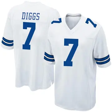 Nike Trevon Diggs Youth Game Dallas Cowboys White Jersey