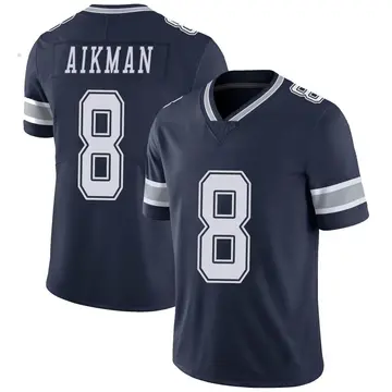 Nike Troy Aikman Men's Limited Dallas Cowboys Navy Team Color Vapor Untouchable Jersey