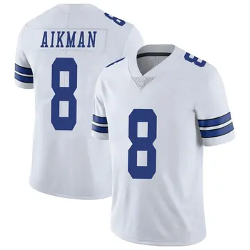 Nike Troy Aikman Men's Limited Dallas Cowboys White Vapor Untouchable Jersey