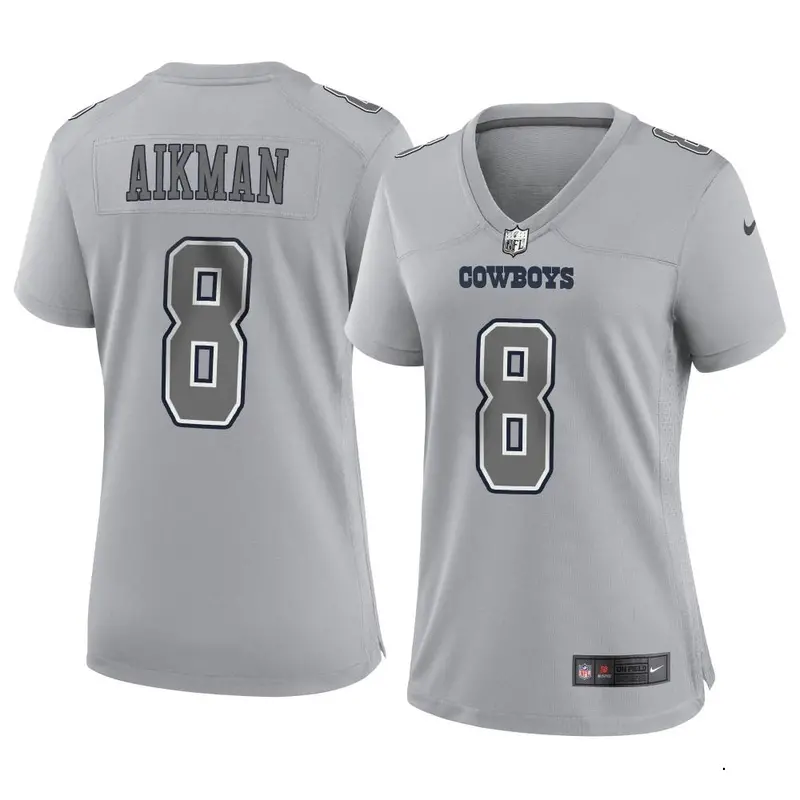Nike Troy Aikman Women's Game Dallas Cowboys Gray Atmosphere Fashion Jersey