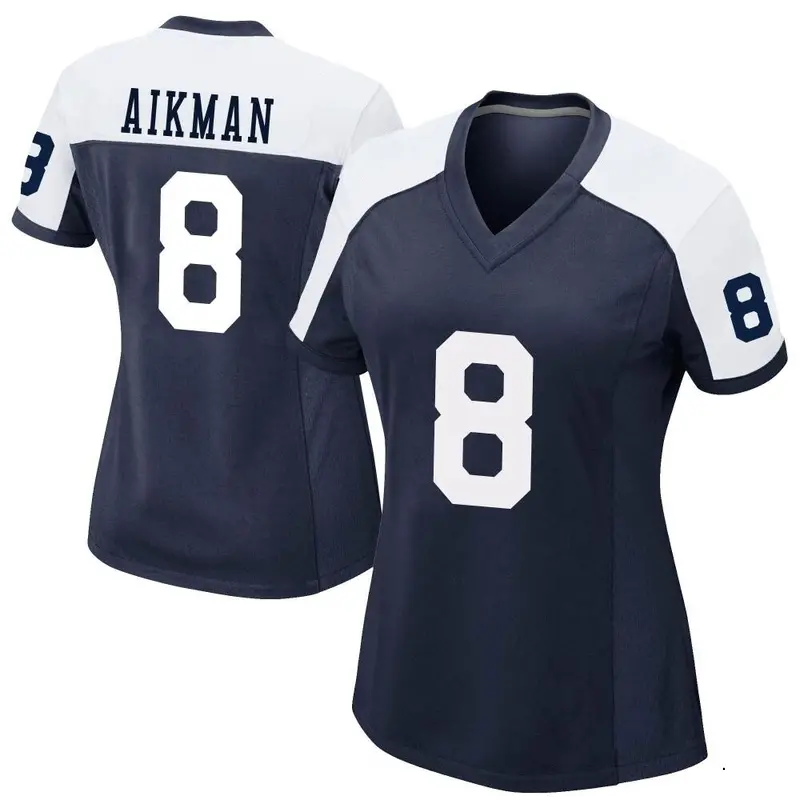 Nike Troy Aikman Women's Game Dallas Cowboys Navy Alternate Jersey