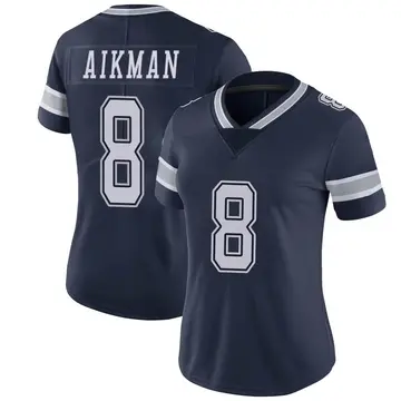 Nike Troy Aikman Women's Limited Dallas Cowboys Navy Team Color Vapor Untouchable Jersey