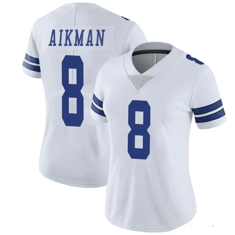 Nike Troy Aikman Women's Limited Dallas Cowboys White Vapor Untouchable Jersey