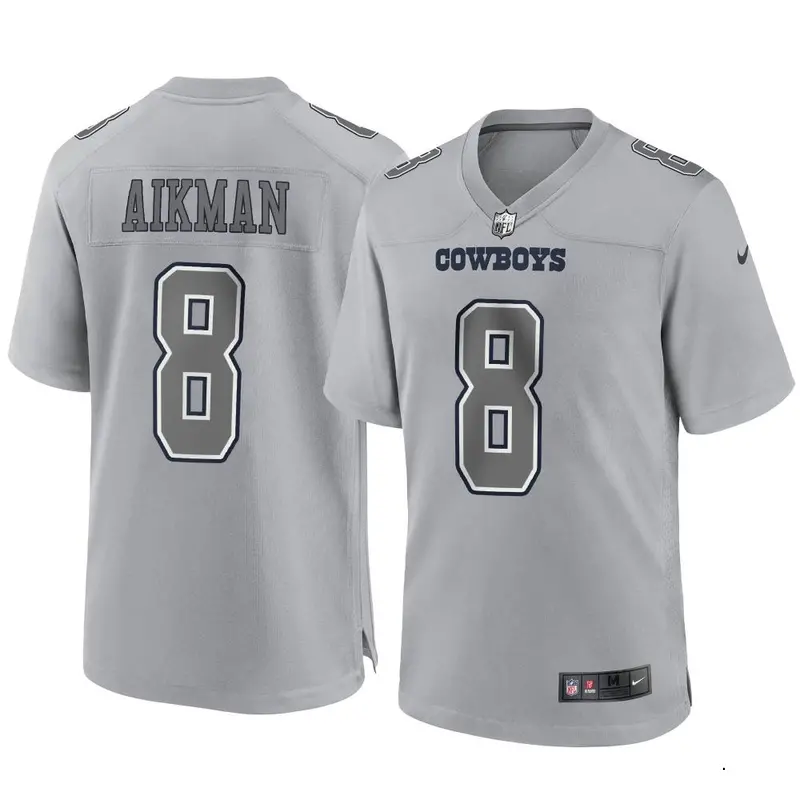 Nike Troy Aikman Youth Game Dallas Cowboys Gray Atmosphere Fashion Jersey