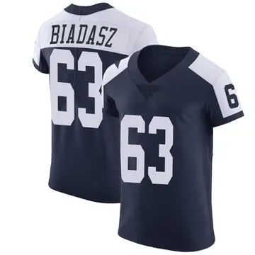 Nike Tyler Biadasz Men's Elite Dallas Cowboys Navy Alternate Vapor Untouchable Jersey