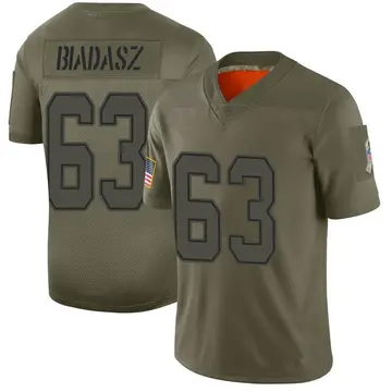 Nike Tyler Biadasz Youth Limited Dallas Cowboys Camo 2019 Salute to Service Jersey