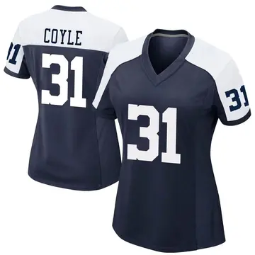 Nike Tyler Coyle Women's Game Dallas Cowboys Navy Alternate Jersey
