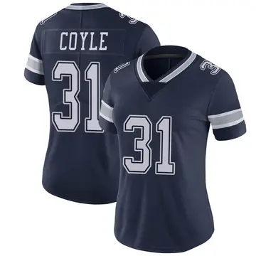 Nike Tyler Coyle Women's Limited Dallas Cowboys Navy Team Color Vapor Untouchable Jersey