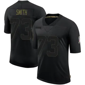 Nike Tyler Smith Men's Limited Dallas Cowboys Black 2020 Salute To Service Jersey