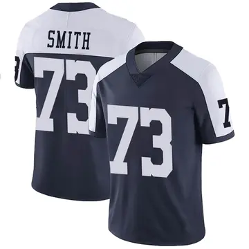 Nike Tyler Smith Men's Limited Dallas Cowboys Navy Alternate Vapor Untouchable Jersey
