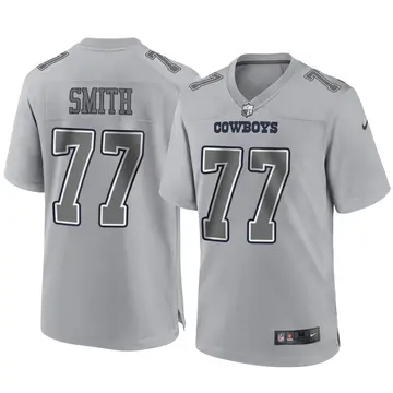 Nike Tyron Smith Men's Game Dallas Cowboys Gray Atmosphere Fashion Jersey