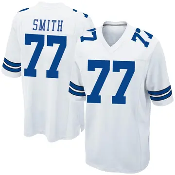 Nike Tyron Smith Men's Game Dallas Cowboys White Jersey