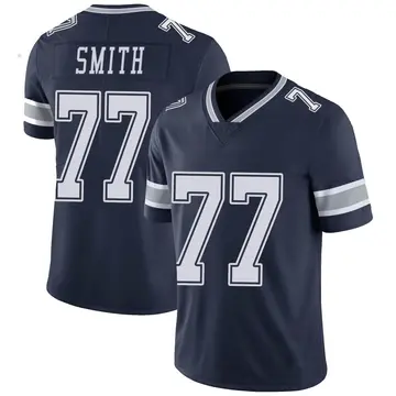 Nike Tyron Smith Men's Limited Dallas Cowboys Navy Team Color Vapor Untouchable Jersey