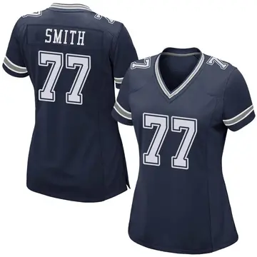 Nike Tyron Smith Women's Game Dallas Cowboys Navy Team Color Jersey