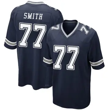 Nike Tyron Smith Youth Game Dallas Cowboys Navy Team Color Jersey