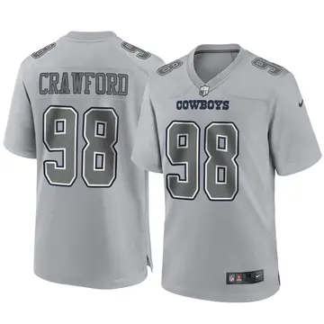 Nike Tyrone Crawford Men's Game Dallas Cowboys Gray Atmosphere Fashion Jersey