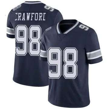 Nike Tyrone Crawford Men's Limited Dallas Cowboys Navy Team Color Vapor Untouchable Jersey