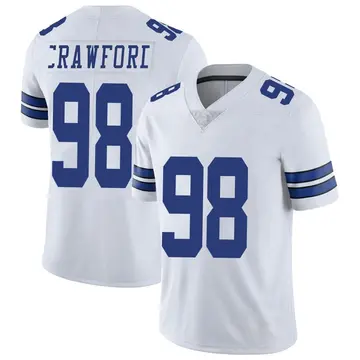 Nike Tyrone Crawford Men's Limited Dallas Cowboys White Vapor Untouchable Jersey