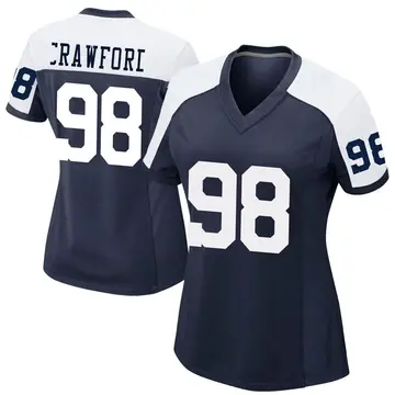 Nike Tyrone Crawford Women's Game Dallas Cowboys Navy Alternate Jersey